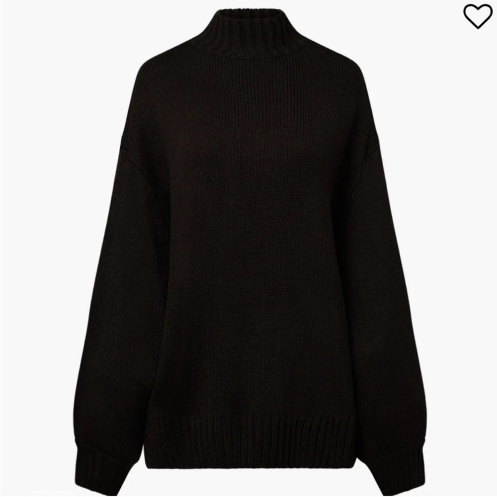 WeWoreWhat black oversized sweater S/M